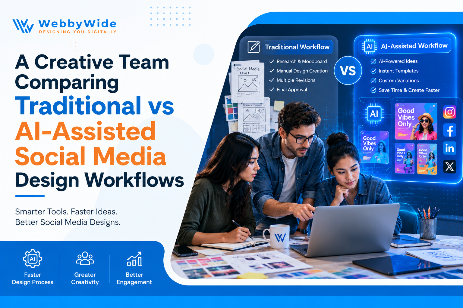 How AI Is Changing Social Media Design Services for Growing Brands